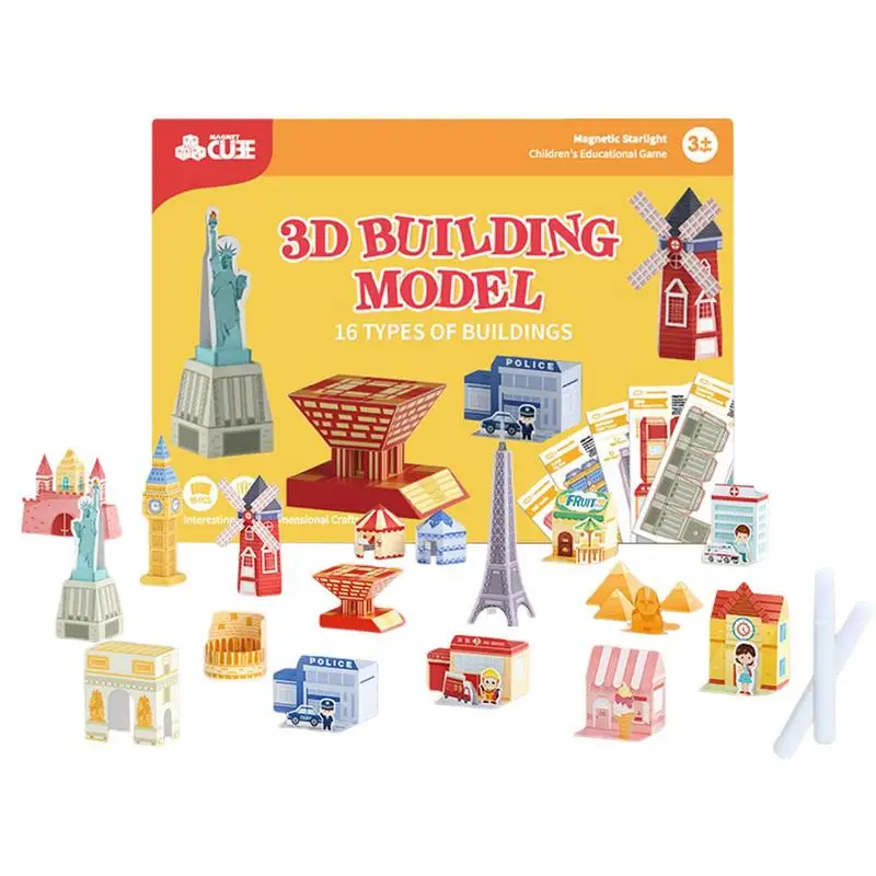 

Складная 3D Бумага, 3D Складная Бумажная книга, игрушка для творческих проектов, развивающая и удобная бумага, складная бумага для творчества, набор для