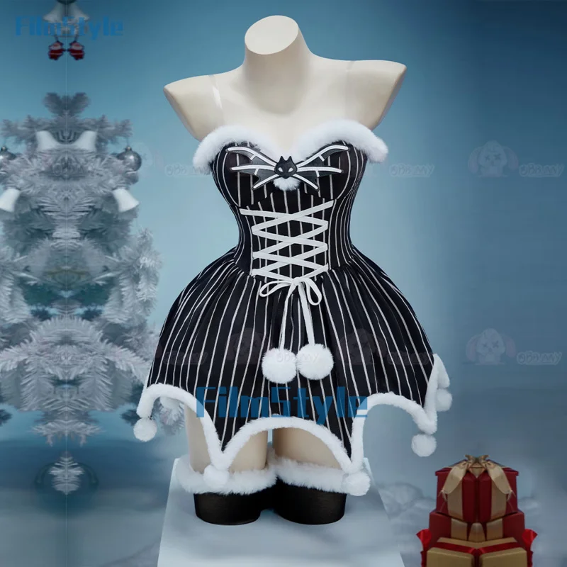 

Jack Cosplay Skellington Cosplay Costume for Adult Men Fantasia Jacket Pants Outfit Man Halloween Carnival Party Disguise Suit