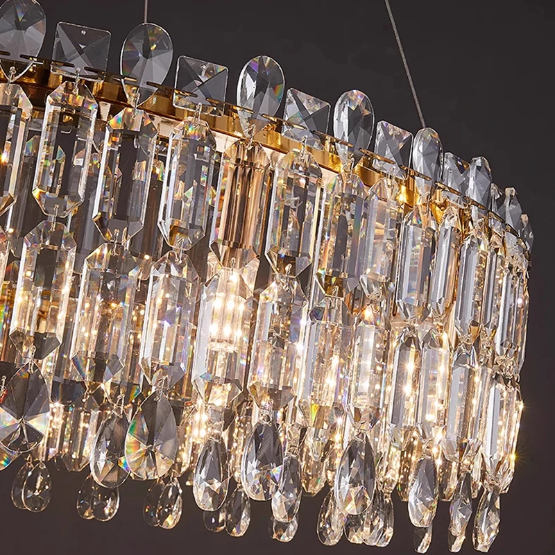 home decorationPendant lights, luxury crystal living room chandelier, bedroom Pendant lamp, ceiling light, indoor lighting