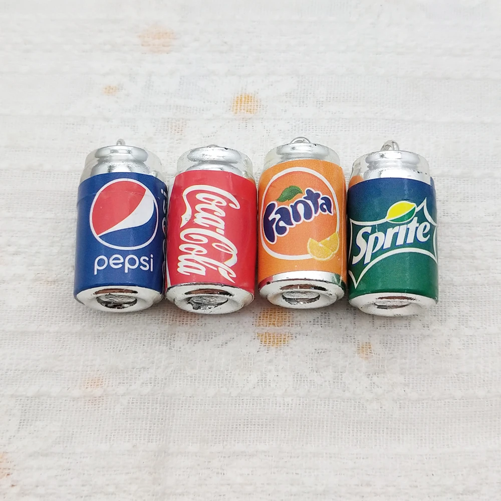 10 قطعة زجاجة الراتنج المشروبات سحر مجوهرات اكسسوارات Diy بها بنفسك صنع القرط الهاتف المفاتيح سوار قلادة لوازم الحرفية #2