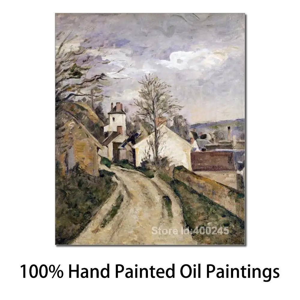 

Famous Arts Reproduction La Maison Du Docteur Gachet A Auvers Paul Cezanne Paintings High Quality Hand Painted