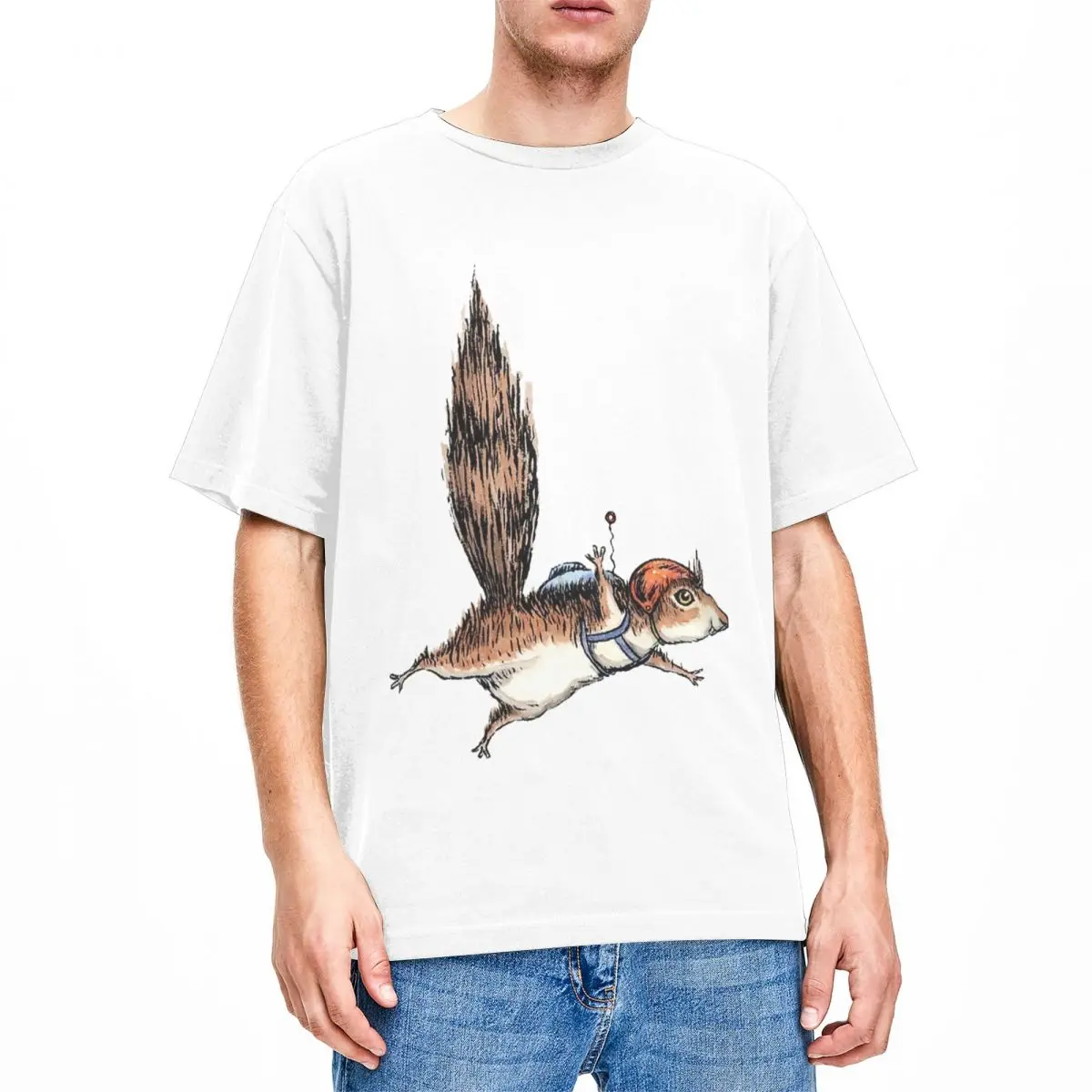 Men Women Skydiver Squirrel Skydiving Adventure Shirt Merchandise Extreme Sport Skydive Cotton T-shirt Street Wearing Tee Shirt