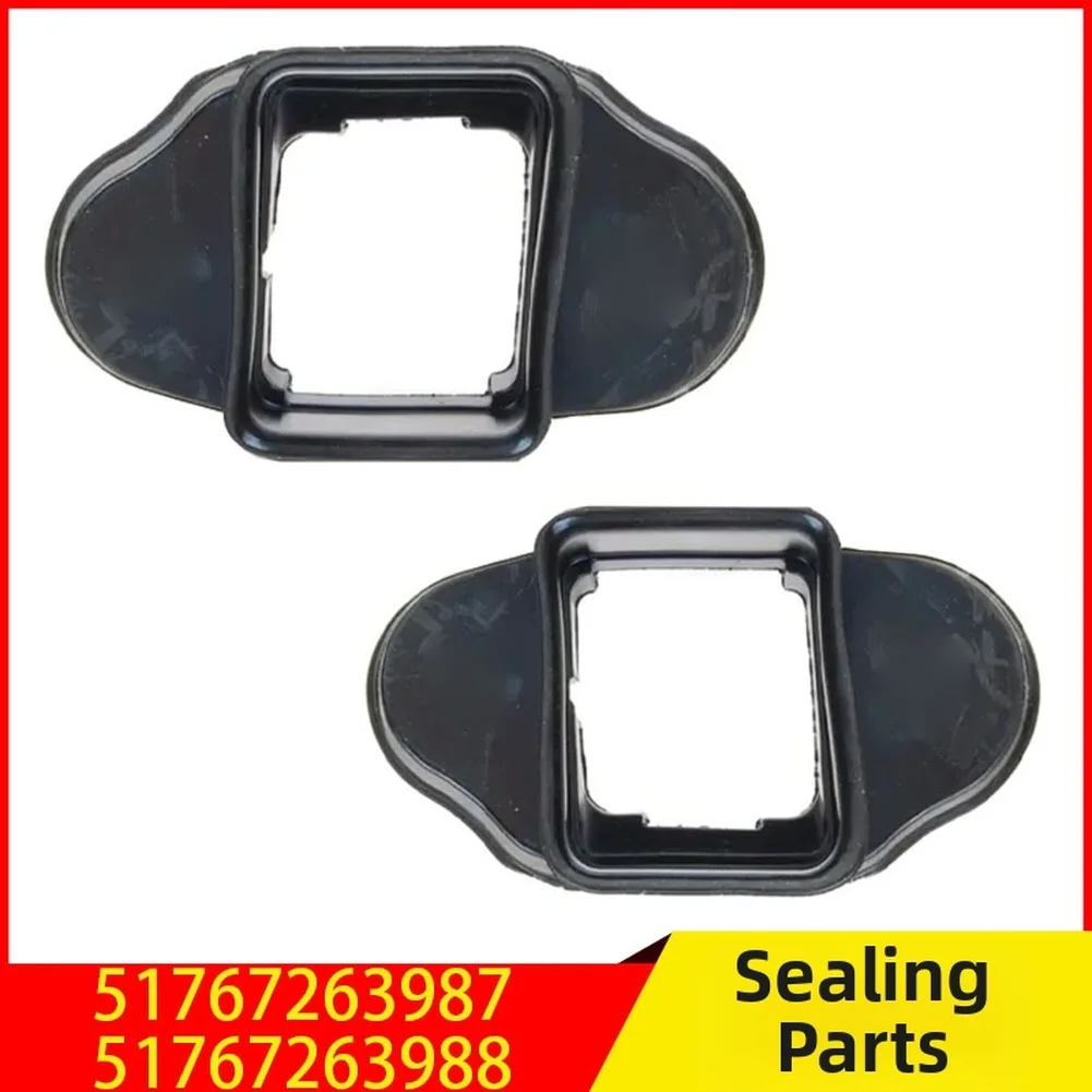 Black Front Door Bumper Front Gasket Door Stop Seal F31 Door Seal Wear-resistant Material Non-deformation Design