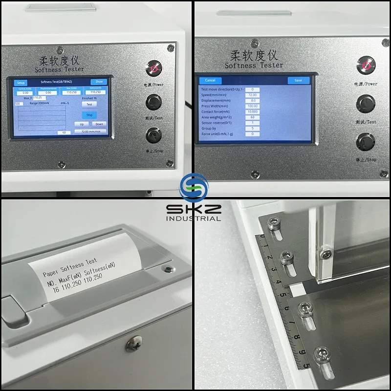 2026 SKZ118 10 ~1000mN Testing Equipment LCD Display  Tobacco Sheet Softness Tester