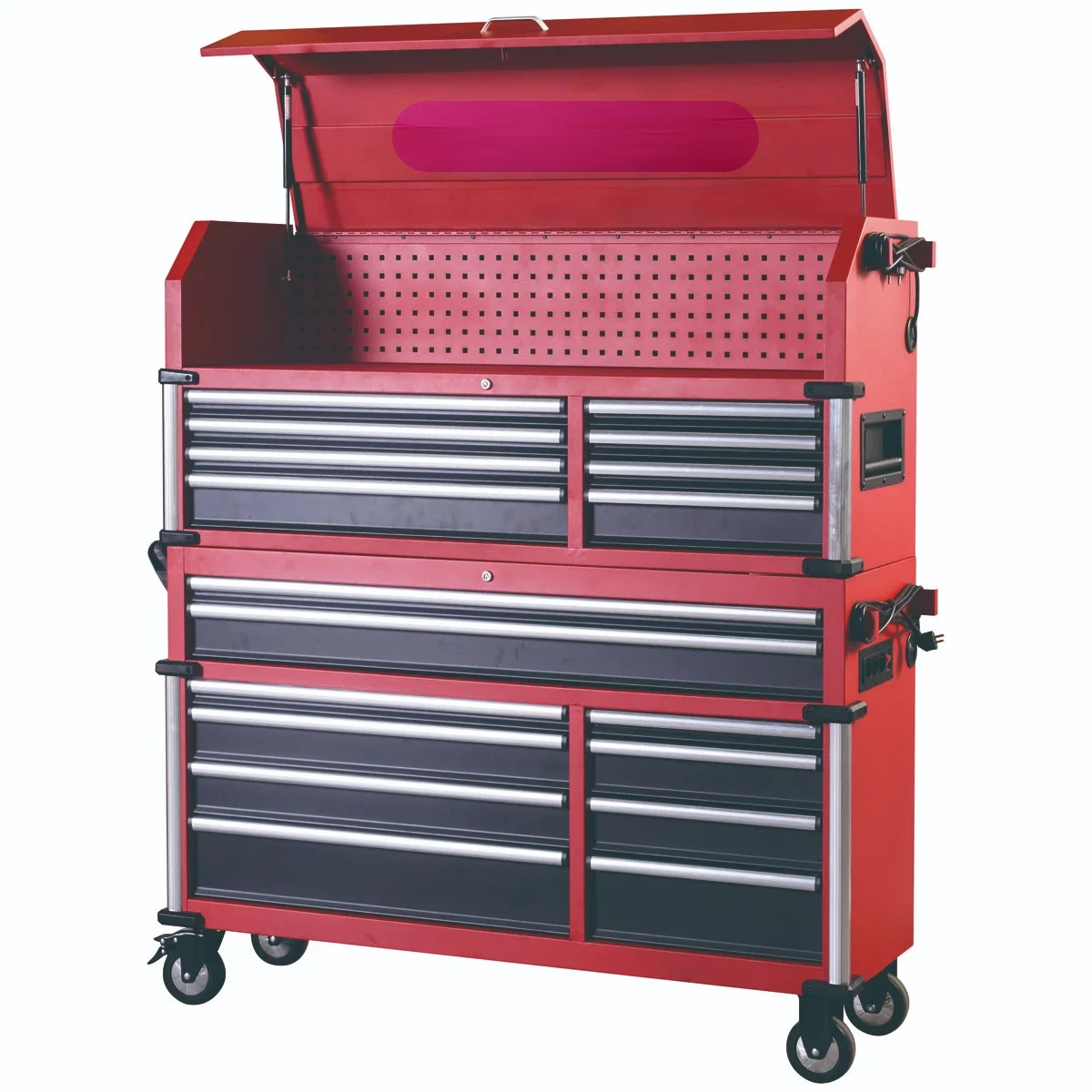 Hot Sale 55 In. 8 Drawers Steel Tool Chest With 10 Drawers Steel Tool Cabinet With Wheels Toolbox