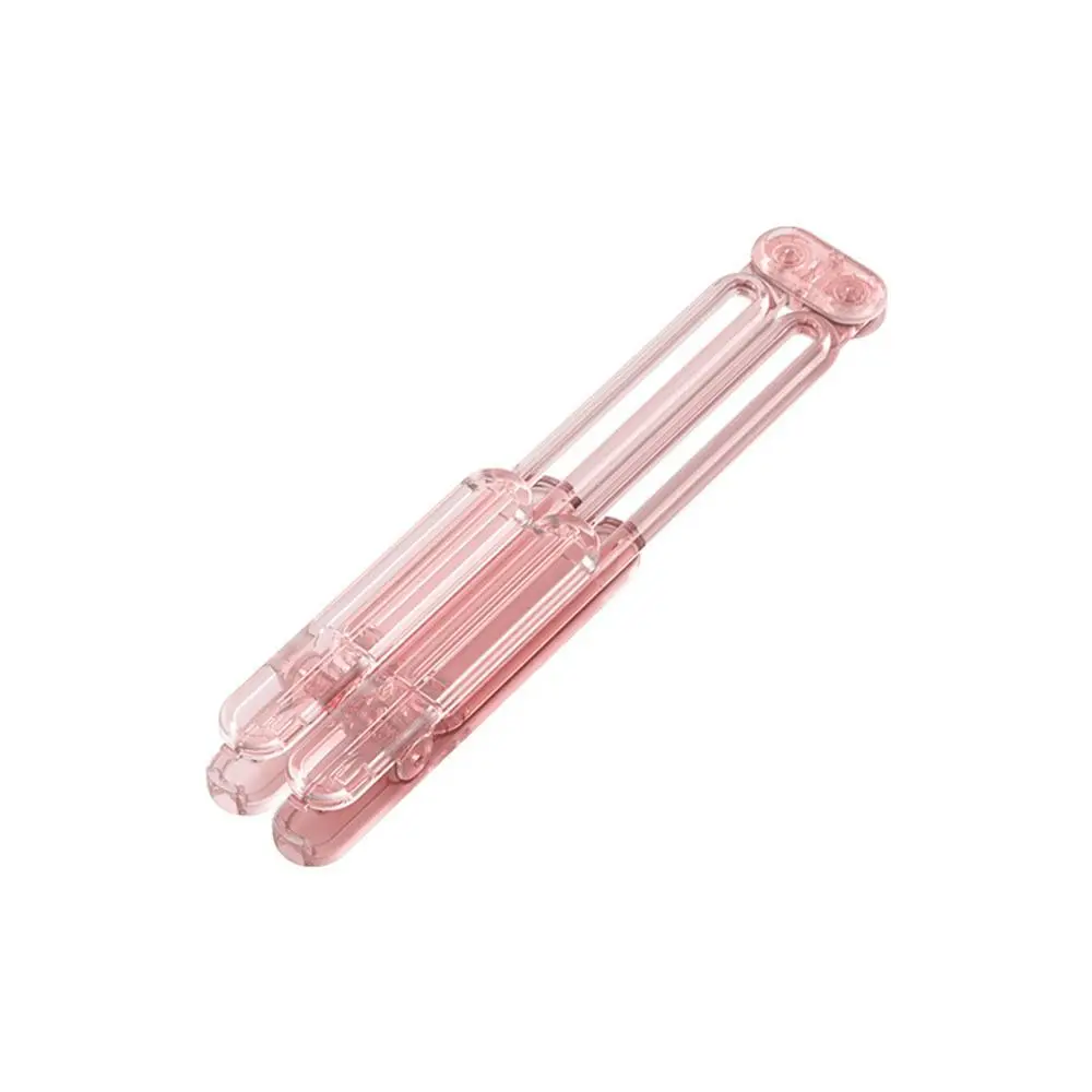 New Plastic Book Page Holder Transparent Portable Book Page Clip Page Pressing Foldable Reading Book Clip Reading Accessories