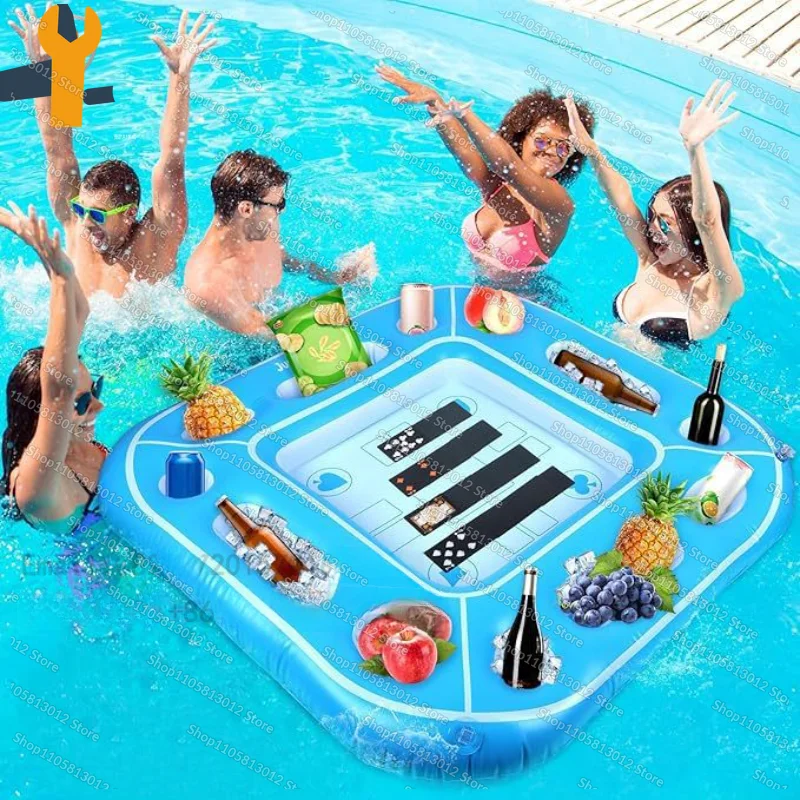 large-water-floating-game-table-water-board-card-poker-table-pool-game-table