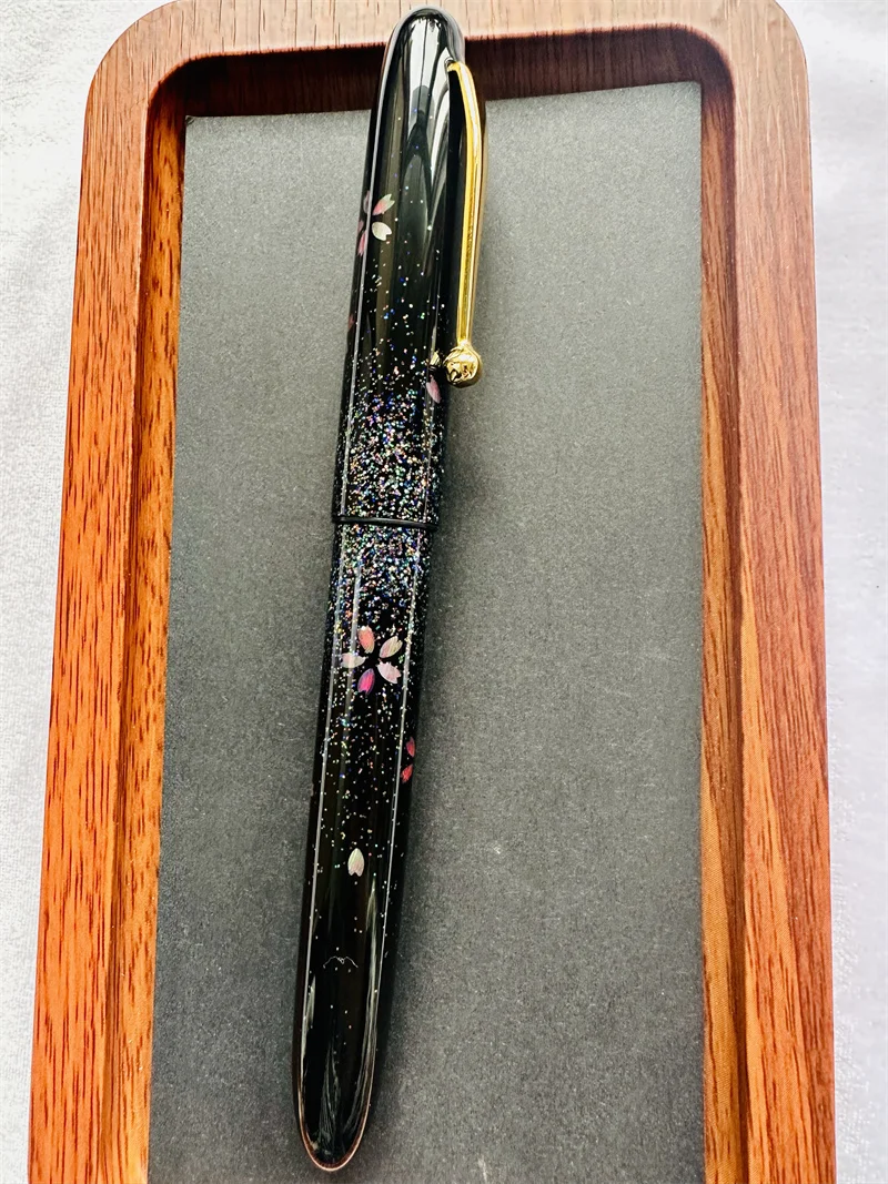 

Cherry Blossoms Mother-of-pearl Maki-e Fountain Pen Barrel for Platinum 3776/Pilot 912/Sailor 21K 14K/Pilot 74/742/743 No Nib