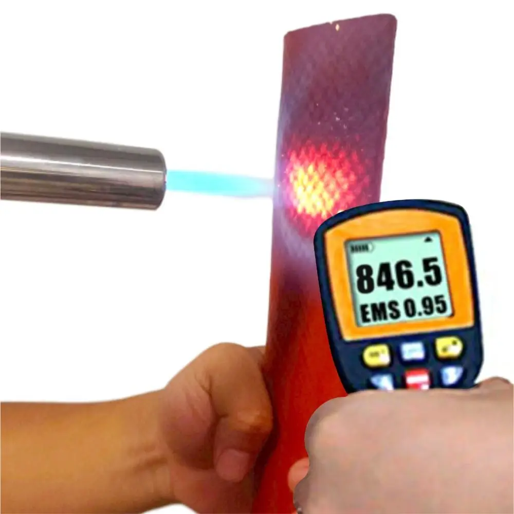 1M Silicone Coated Insulation Heat Shielded Fiberglass Thicken Fire Retardant Casing Pipe Heat Protection Fire Thermo Armor Tube