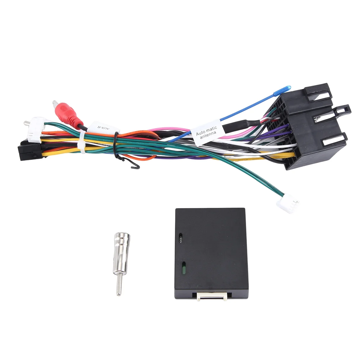 Car Android Radio CANBus Cable Power Wiring Harness Socket Adapter with CAN Bus Decoder for 147