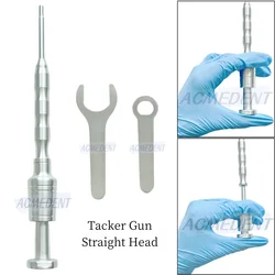 1Pc Dental GBR Bone TAC Pins Gun Tacks Membrane Guide Straight Head Auto Tacker Driver Implant Instrument Bone Regeneration Tool