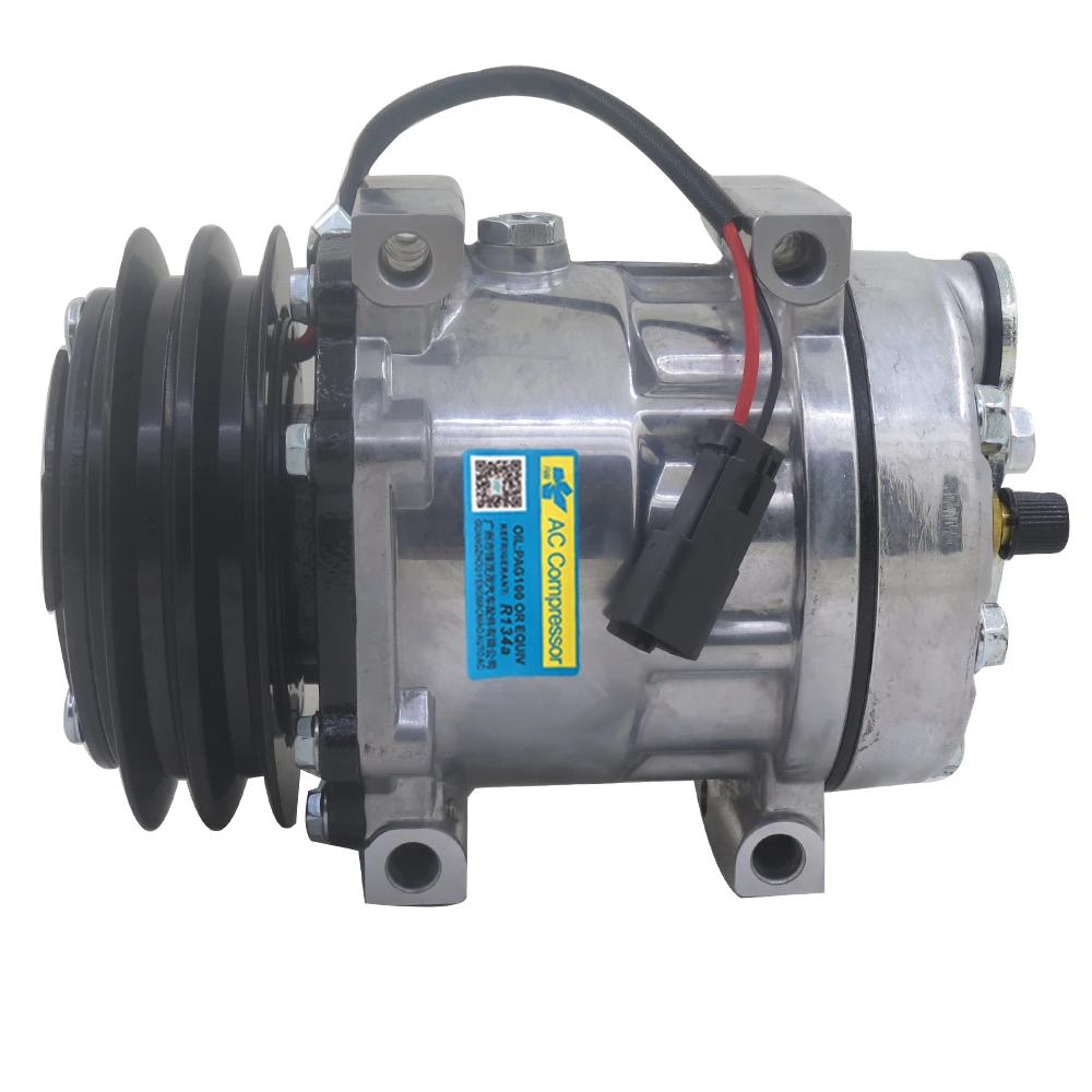 

708 SD7H13 Air Conditioning Compressor For 415-2557 Caterpillar Bagger 4152557