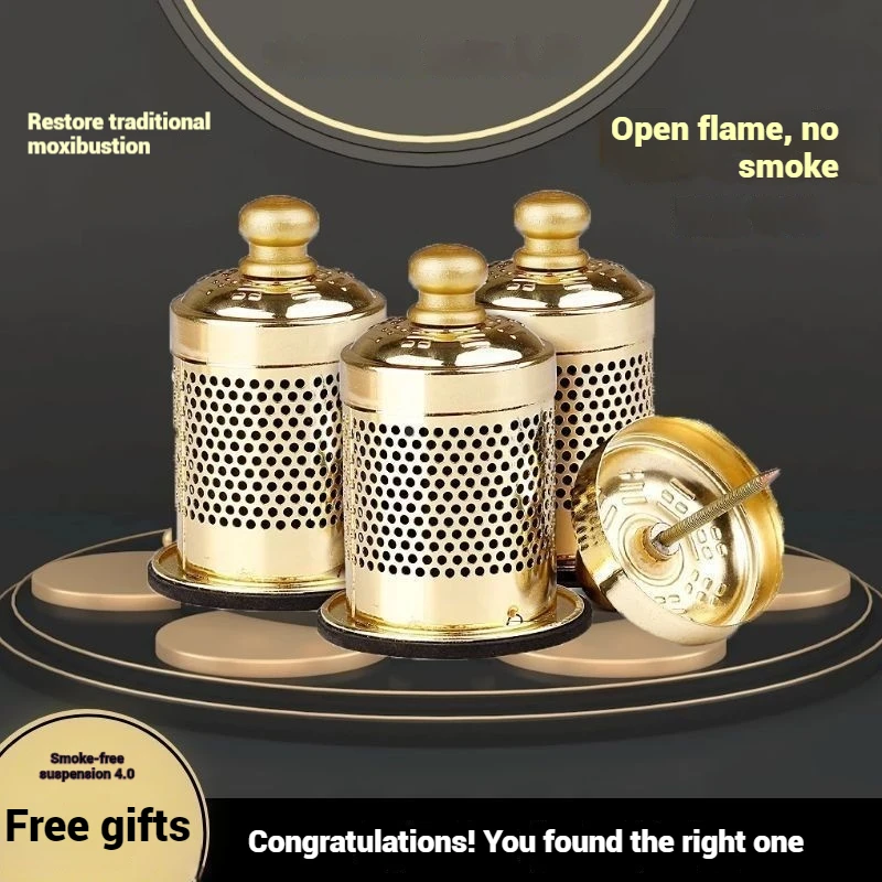 اسطوانة الكى التي لا دخاني العلاج المغناطيسي موكسا الساخن ضغط خطوط الطول الدافئة نقطة الوخز النقي موجورت لفة الموقد لتخفيف الآلام #2