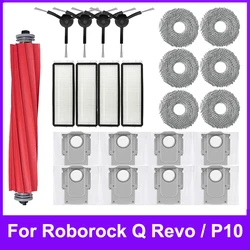 Spare Part For Roborock Q Revo P10 A7400RR Robot Vacuums Cleaner Accessory Main Side Brush Hepa Filter Mop Cloths Dust Bag