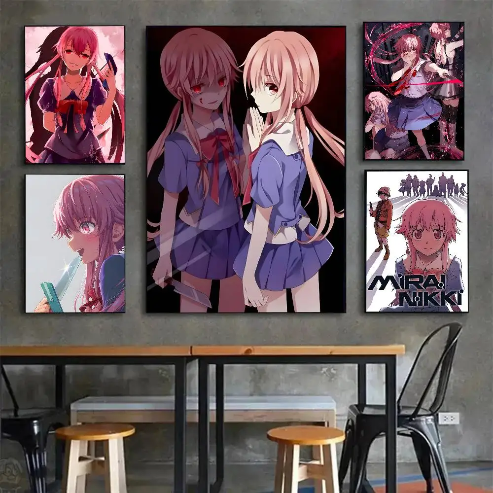أنيمي الكرتون M-ميراي نيكي المشارك الفن مع المطبوعات غرفة نوم المنزل غرفة المعيشة الديكور هدية #4