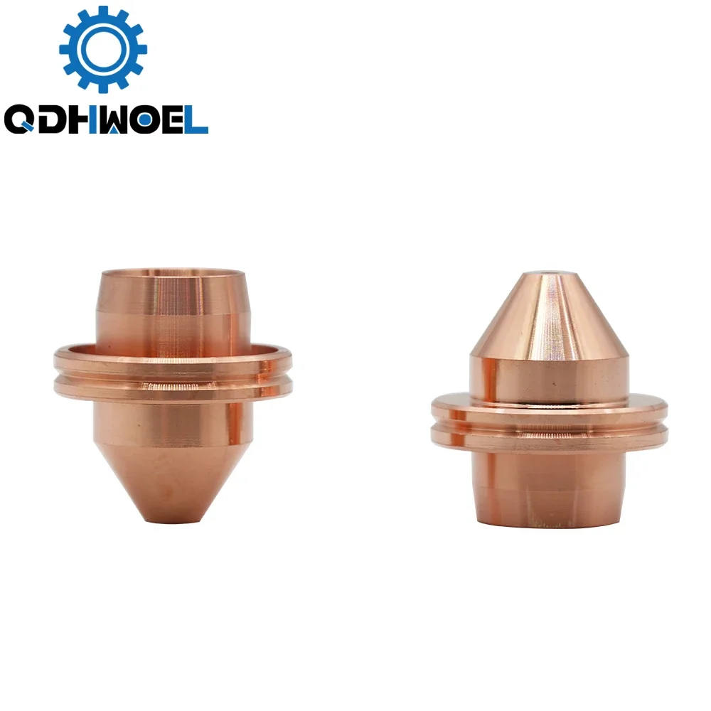 Imagem -04 - Qdhwoel-conexões de Bocal Laser de Camada Única Bocal de Corte a Laser de Fibra para Mitsubishi 10 Pcs por Lote