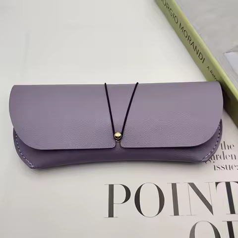 Fashionable Pvc Glasses Drawstring Soft Bag Box Portable Sunglasses Storage Bag