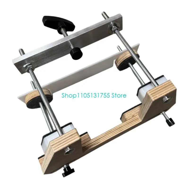K0EF Guitar Maintenance Clamp Jig Tool with Threaded Rod Support, Neck Removal Service and Body Holding Structure for Repair