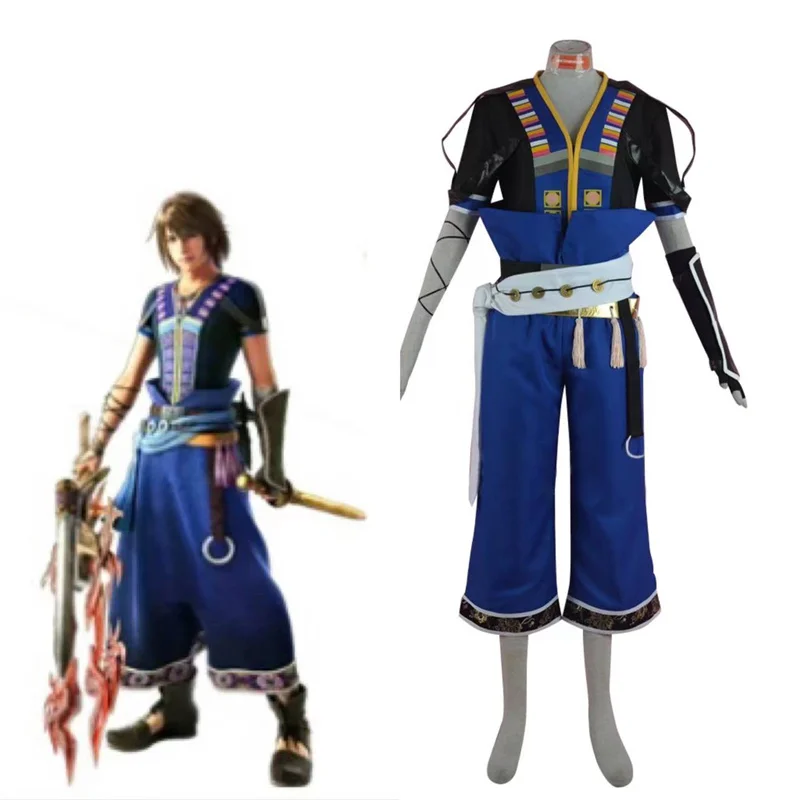 

Game Final Fantasy XIII-2 Noel Kreiss Cosplay Costume Men Full Suit Halloween Party Uniform Outfit