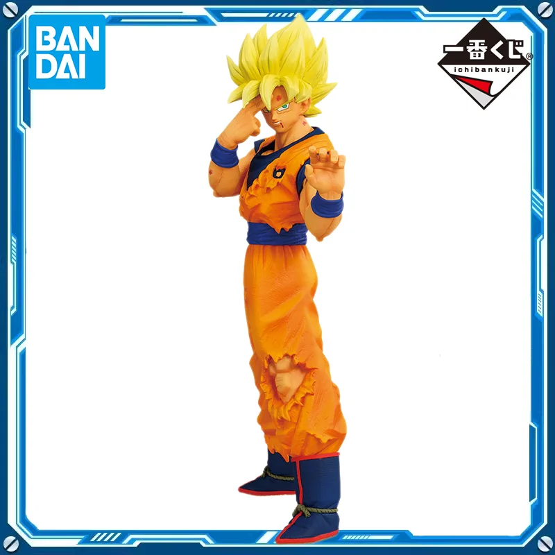 В наличии Bandai Ichiban Dragon Ball VS Omnibus CROSS C Super Saiyan Son Goku Фигурка Аниме Фигурки Brinquedos Toys
