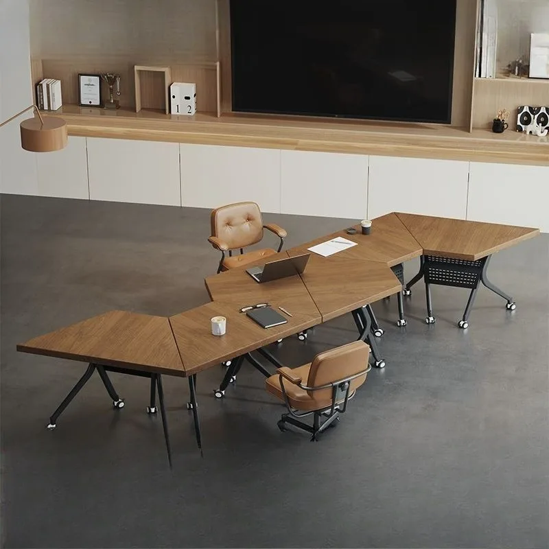 tables and chairs Business industrial style light luxury advanced sense training Long table integration
