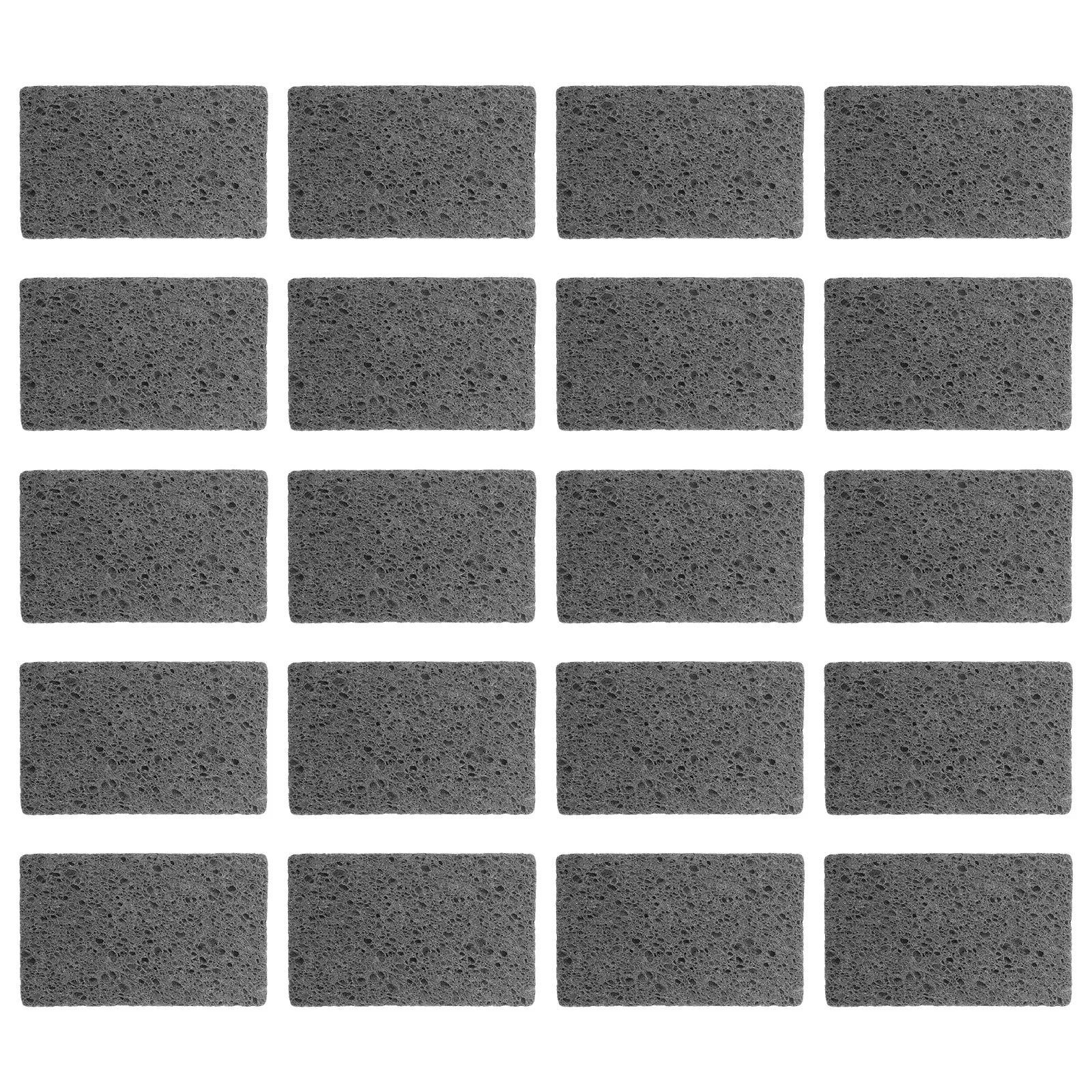 

20pcs Wood Pulp Sponge Kitchen Cellulose Scrubbing Pads For Dish Washing Reusable Non Scratch Cleaning Sponges Bathroom