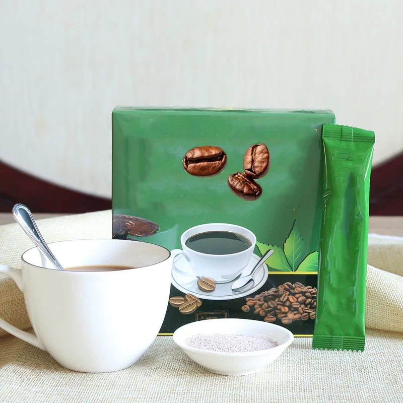 Natural Premium Safe Slim Green Fit Coffee Shake Box Women's/Men's Weight Loss Fast Sliming Home Essential Decoratio 2box=36pcs