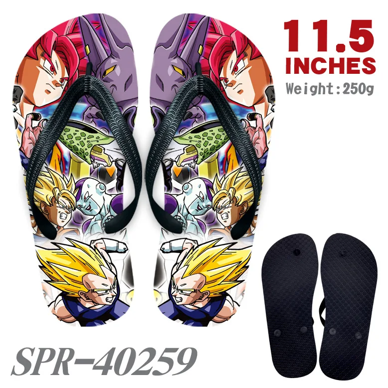 Dragon Ball Goku Slippers Son Goku Sandals 2024 Summer New Arrival Flip Flops Wukong Outdoor Beach Casual Flip Flops Gift