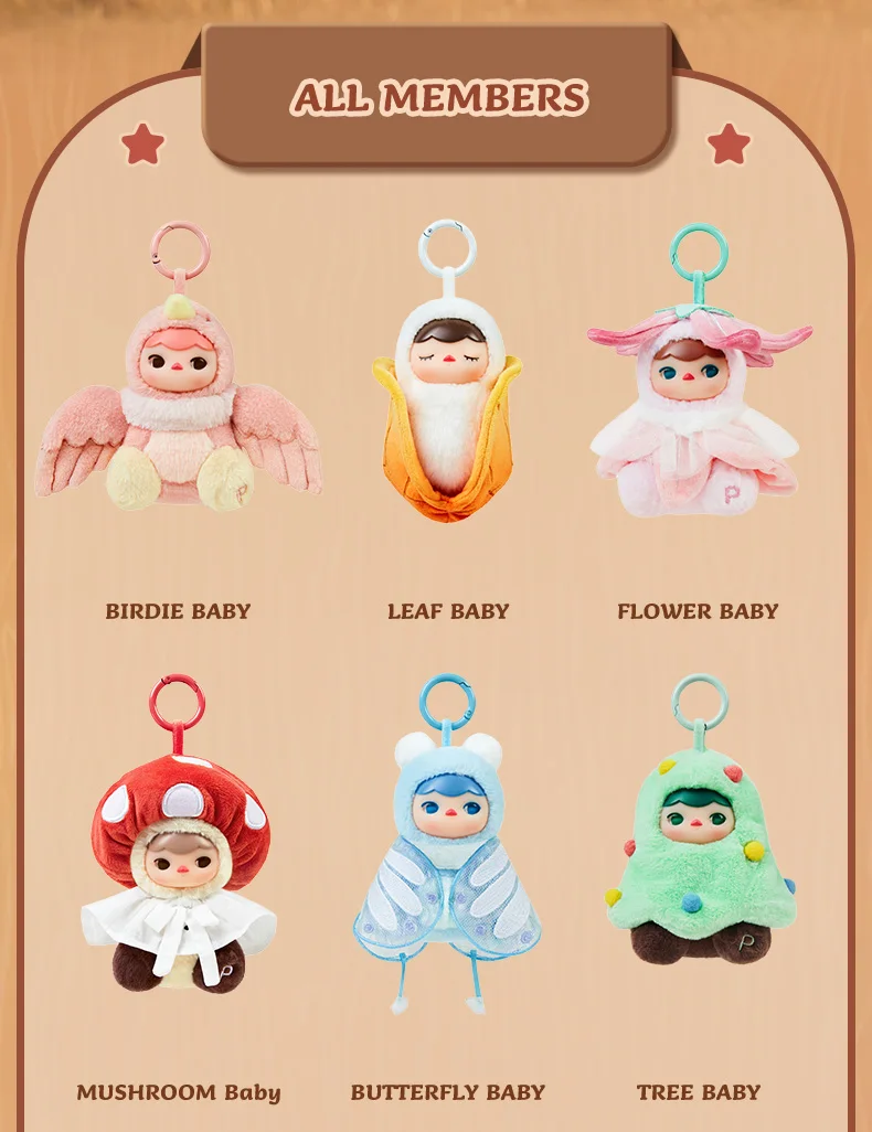 POP MART PUCKY Forest Party Series-Vinvl Pendant Blind Box 1PC/6PCS POPMART Mystery Box – Detail 2