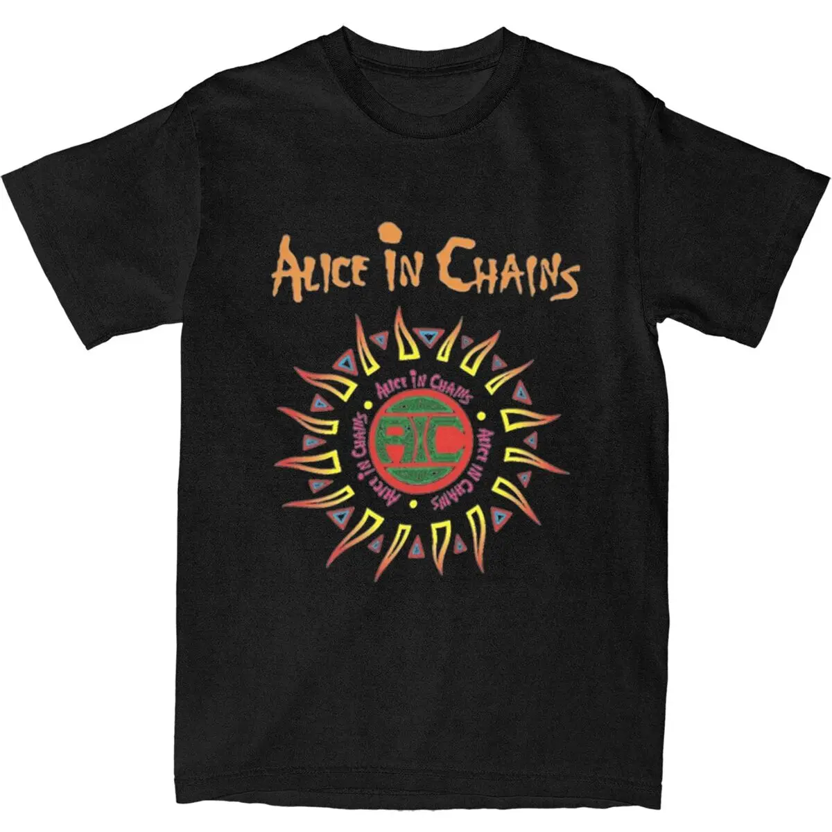 Men's Great Model Copy Of Blue Sky T-Shirts Alice in Chains Cotton Top Tees Summer Vintage Short Sleeve T-Shirt O Neck Tee Shirt