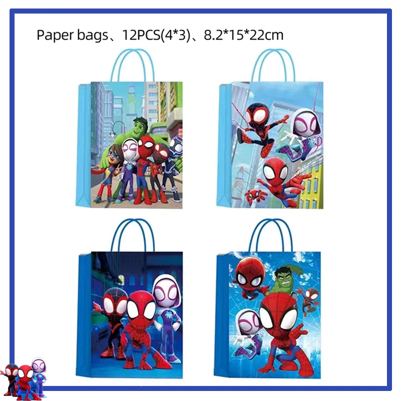 Spidey i jego niesamowici przyjaciele Dekoracja urodzinowa Nowa zastawa stołowa Spidey Papierowe talerze Serwetki Kubki Balony Baby Shower Kid