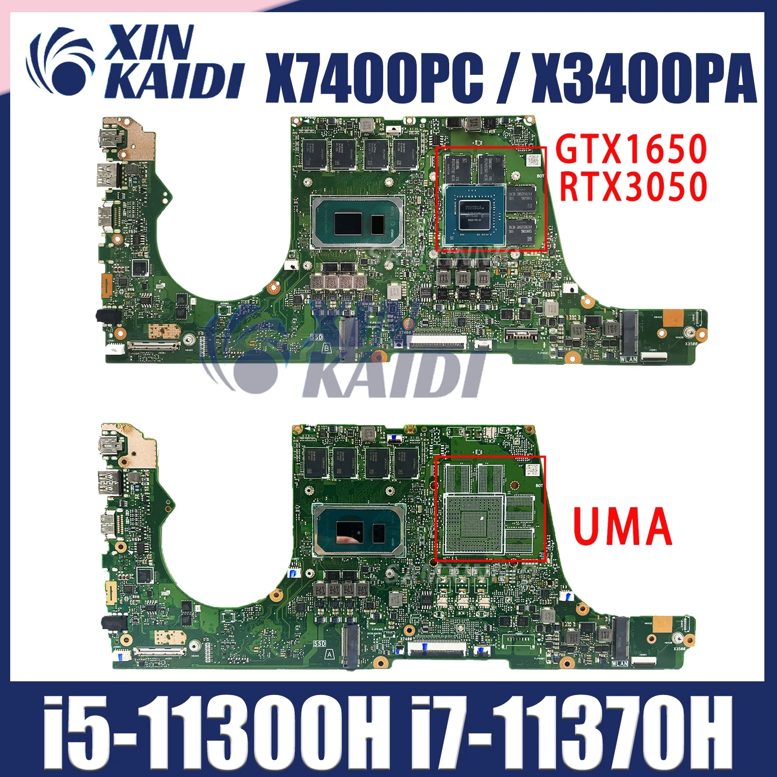 

X7400PC Mainboard For Vivobook Pro X7400PC X3500PC X3500PH K3500PC Laptop Motherboard RAM:16GB I5/I7-11th RTX3050 GTX1650