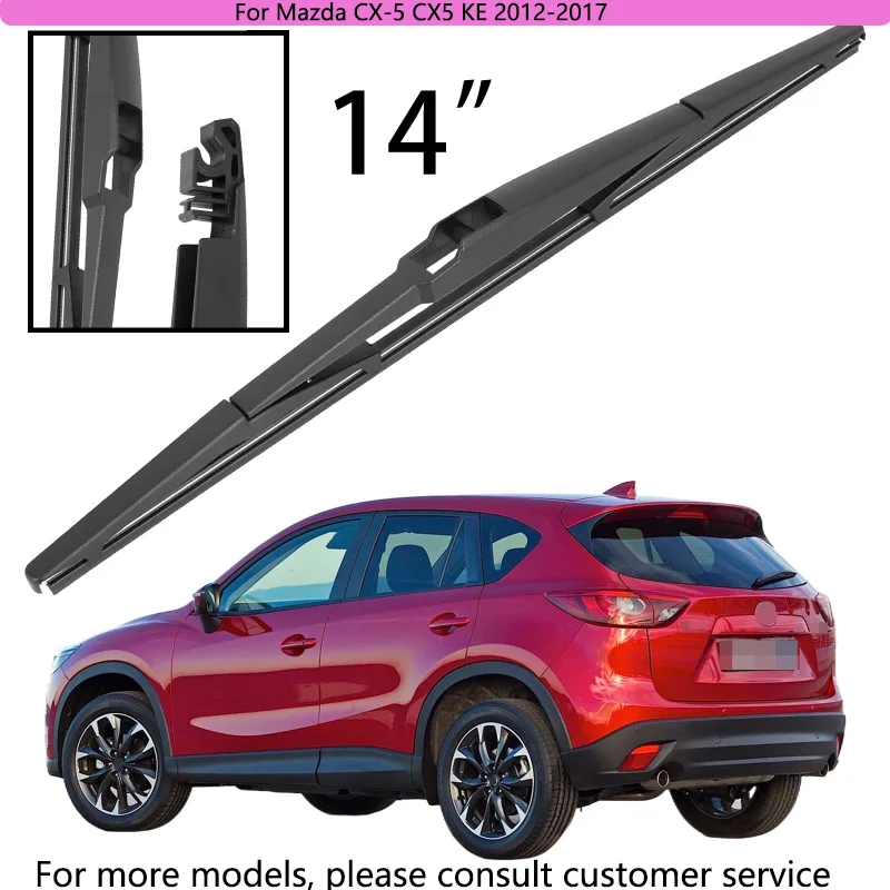 

Для Mazda CX-5 CX5 KE 2012-2017 автомобильные аксессуары 14 "омыватель заднего лобового стекла, щетка стеклоочистителя