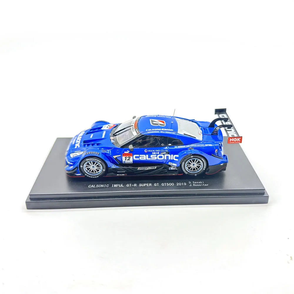 

1/43 Scale Die-Cast Model Calsonic Impul GT-R Super GT500 2019 #12 D.Sasaki Birthday Gift Toy Collection Scene Matching