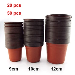 Vaso da fiori in plastica per coltivazione, vassoio resistente alla caduta per piante da giardino domestiche, vivaio, vasi per piante da fiore per trapianto SW2