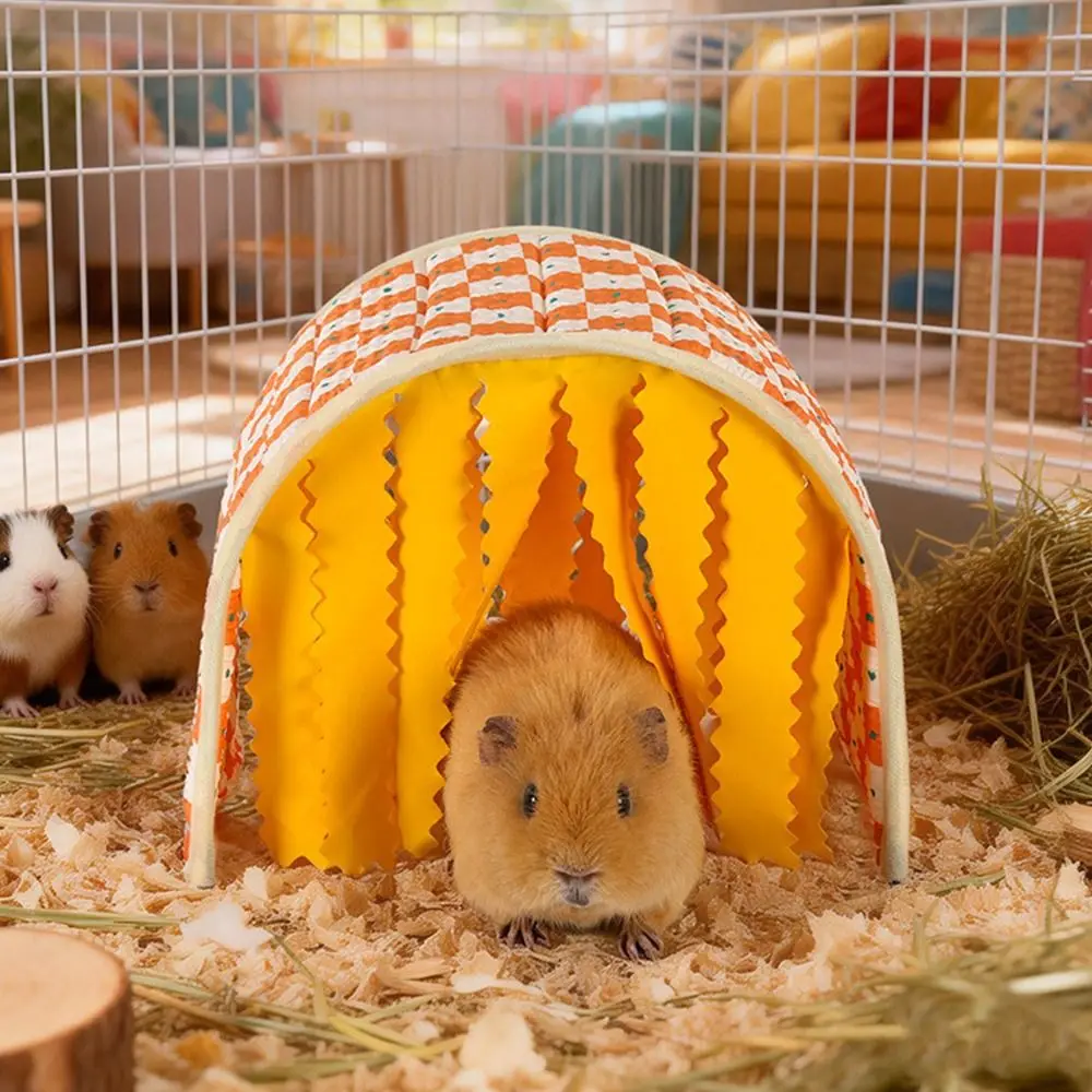 Langlebiger Geräumiger Meerschweinchen-Tunnel Sommer Robuster Hamster-Unterschlupf Gemütliches Atmungsaktives Kaninchenhaus Kleintier-Nest – Detail 7
