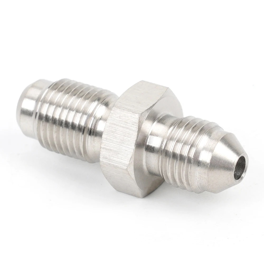 Bartoo-AN3 Male 3/8x24 UNF to M10x1/M12x1.5/AN3 Stainless Steel Male Brake Fittings Adapter Brake Components HR063 - Image 5