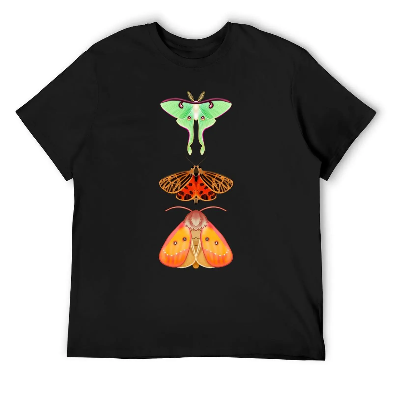 

Moths T-Shirt valentines boutique clothes oversized blue archive anime stuff T-shirt men
