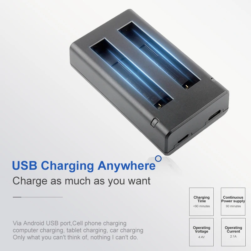 

IS360X3B Battery Pack For Insta360 ONE X3 Battery Sports Action Camera LED Dual Charger Accessories