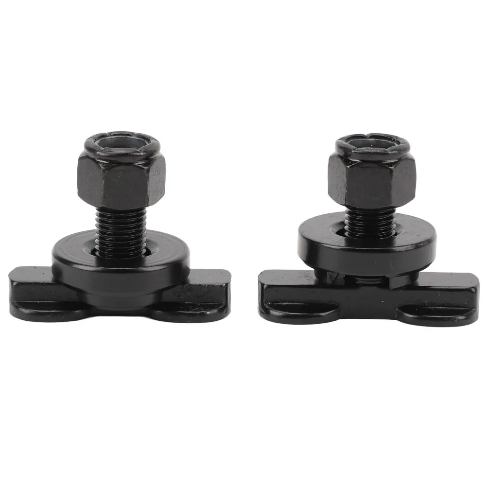 

2 шт. крепления для L-образного профиля, черные, из оцинкованной углеродистой стали, с двойным креплением, для мотоциклов