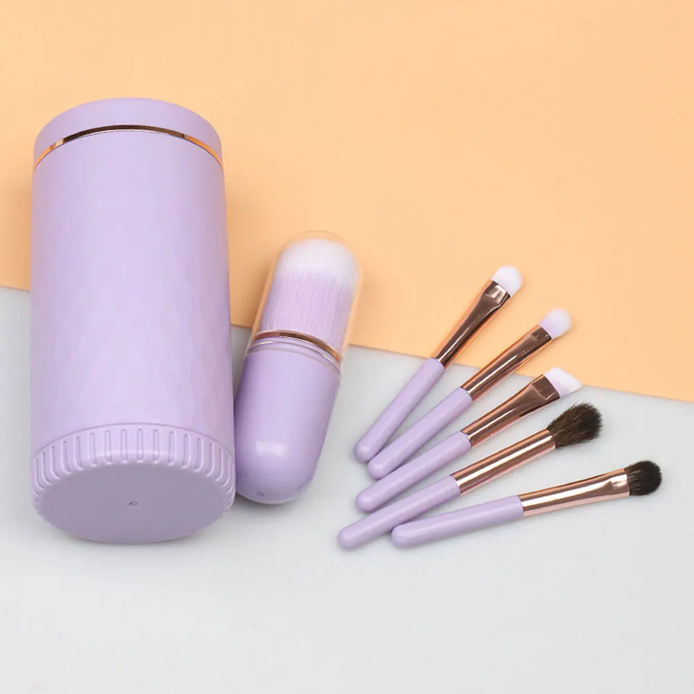 

1 set Makeup Brush Set Wool Aluminum Tube ABS H Professional Travel Durable Practical Cosmetics Brushes Powder