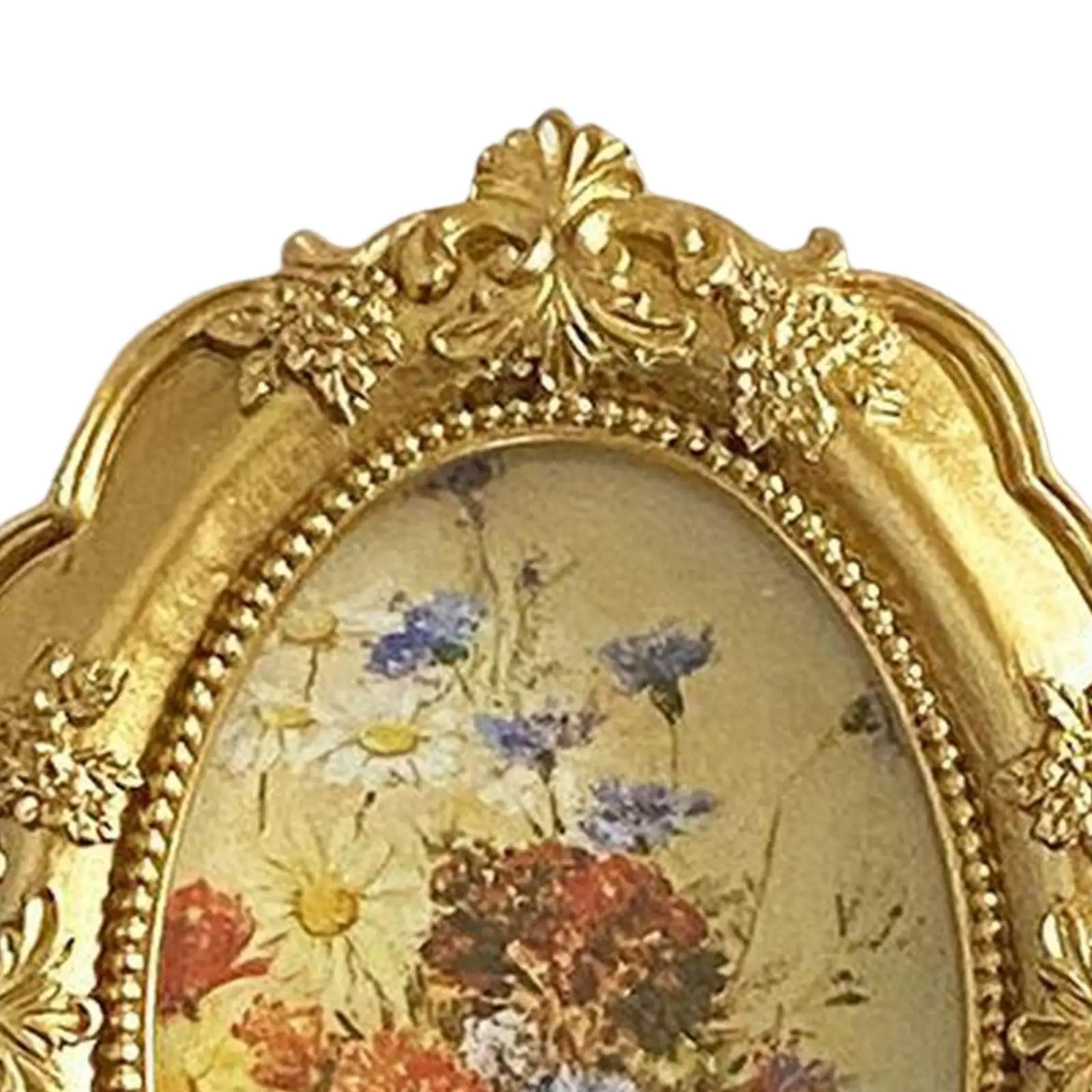 Elegant Hanging Photo Frame for Home and Office Decor, Gold Finish, 10cmx15cm