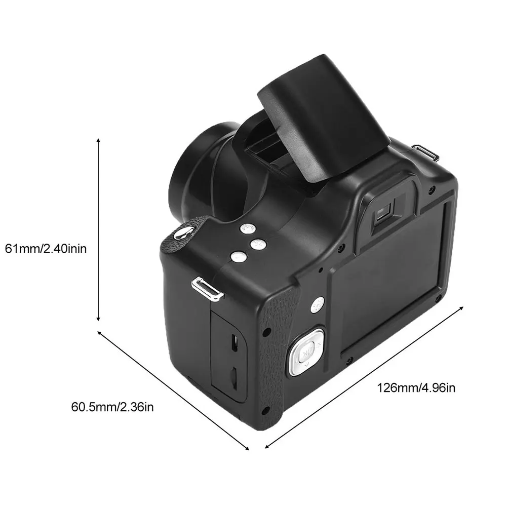 4K Professional 30 MP HD Camcorder vlog Video Camera Night Vision Touch Screen Camera 18X Digital Zoom Camera With Mic Lens