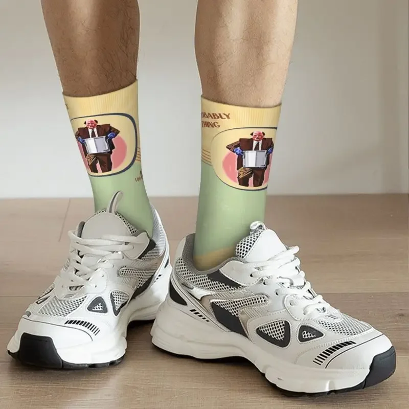 Meias masculinas e femininas, Meias quentes, Famoso Chili Dress Socks, Novidade engraçada, A coisa que eu faço melhores meias de tripulação, Office TV