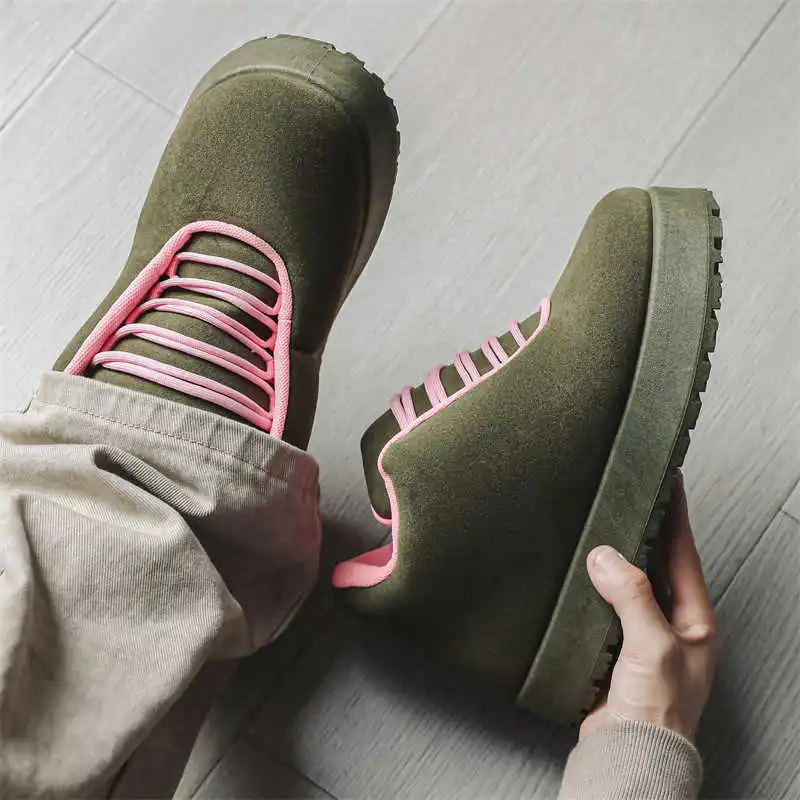 

Мужские кроссовки на шнуровке, увеличивающие рост, оригинальные, плетеные, в стиле ретро, модные, спортивные, удобные, дизайнерские