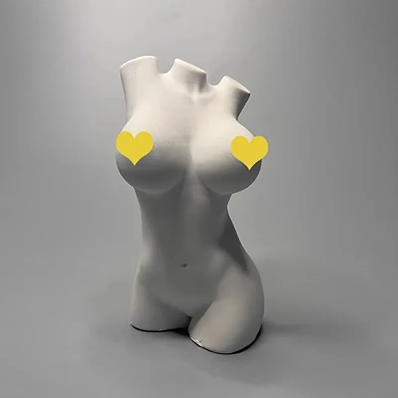 Minimalist Female Body Sculpture, Gypsum Desktop Art Decoration, Small Ornaments, High End Birthday Gifts
