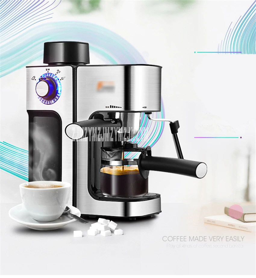 

MD-2006 Italian coffee machine home stainless steel steam automatic coffee pot 220V / 800W