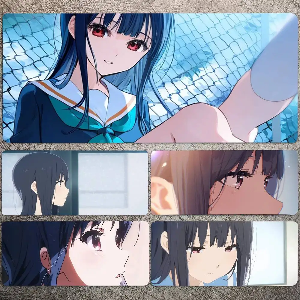 Yoroizuka Mizore Anime Mousepad Non-slip Suitable For Office Computers Laptops E-sports Game Desk Mats XXL Keyboard