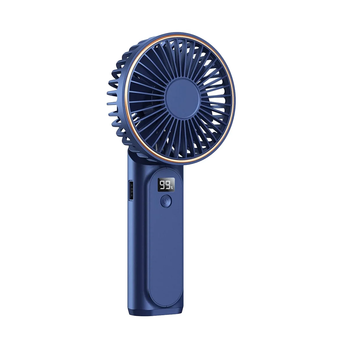 Handheld Fan, 3600MAh Portable Fan Mini Fan, 6 Speeds Adjustable, Small Personal Fan, Foldable Mini Desk Fan Blue