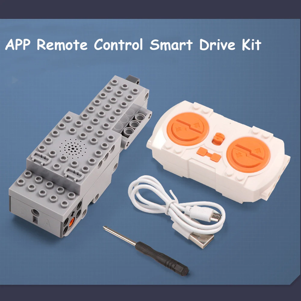 MOC-Kit de unidad inteligente de Control remoto, alta frecuencia, alta potencia, Control por aplicación, 2WD, 2 puertos para funciones de potencia, Robot de coche, 2,4G